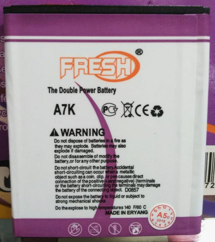 BATERAI FRESH DOBEL POWER EVERCOSS A7K 3.000 MAH